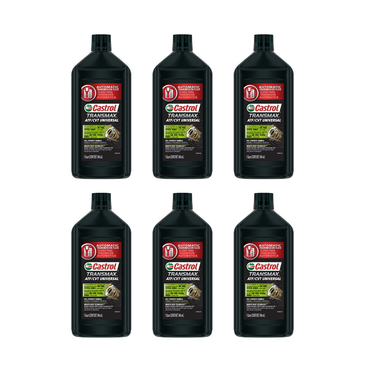 Pack 6 Aceites para Sistemas de Transmisión Transmax ATF/CVT