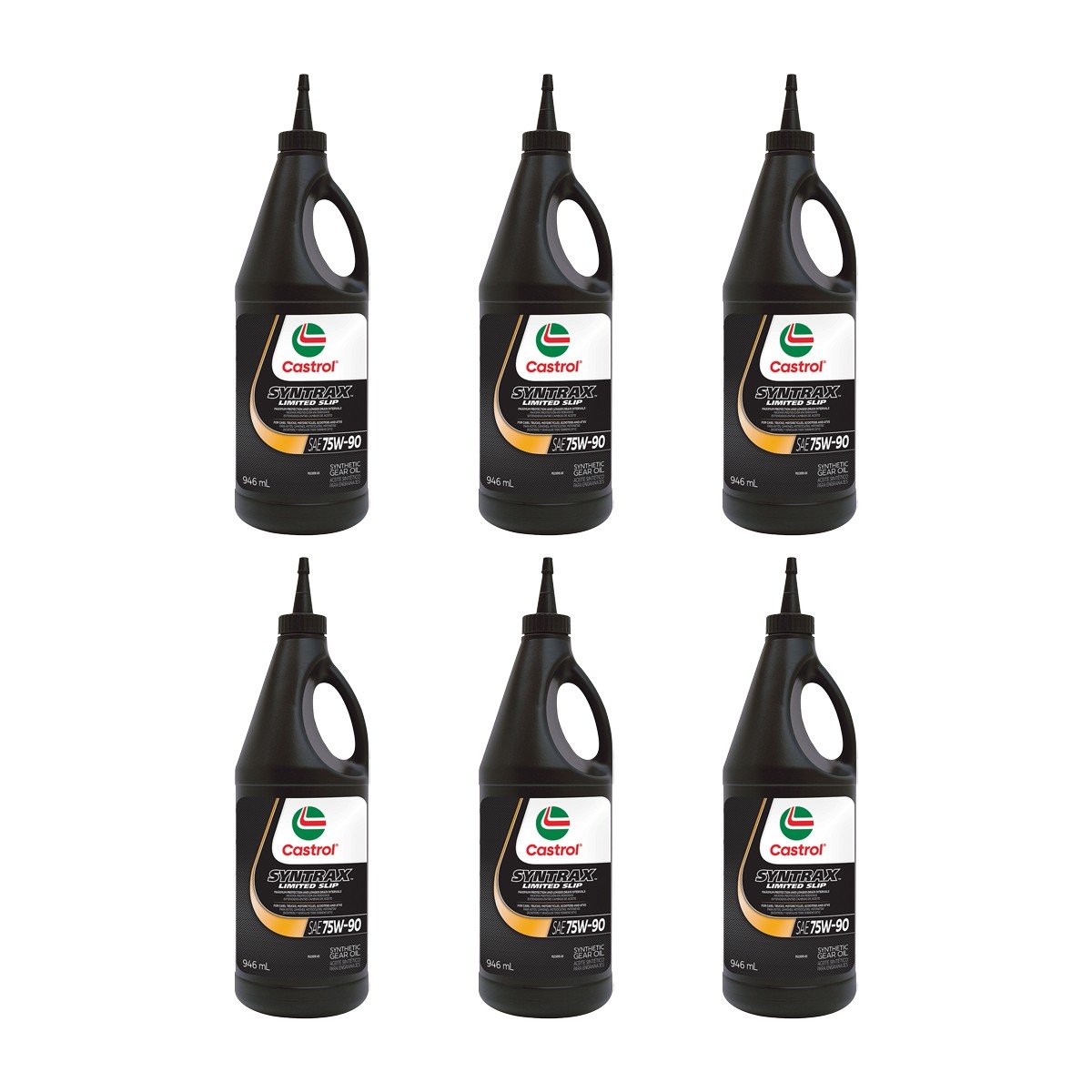 Pack 6 Aceites Sintético de Lubricación Syntrax Limited Slip 75W