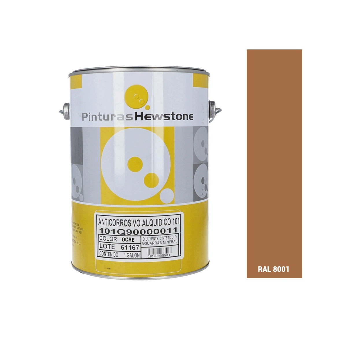 7 Kg Set Auto Lacado Con Endurecedor Mate RAL 8024 Beige Marrón