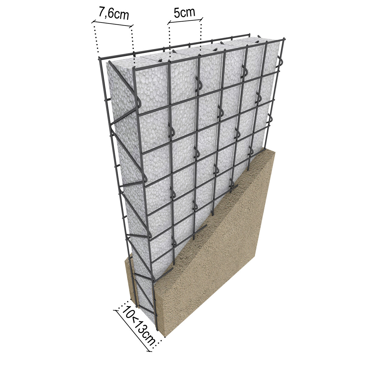 Panel Covintec Estructural 1100-76 de 1,22m ancho x 2,44m alto - Prodalam