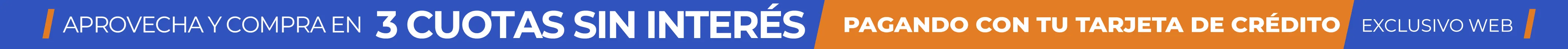 3 cuotas precio contado